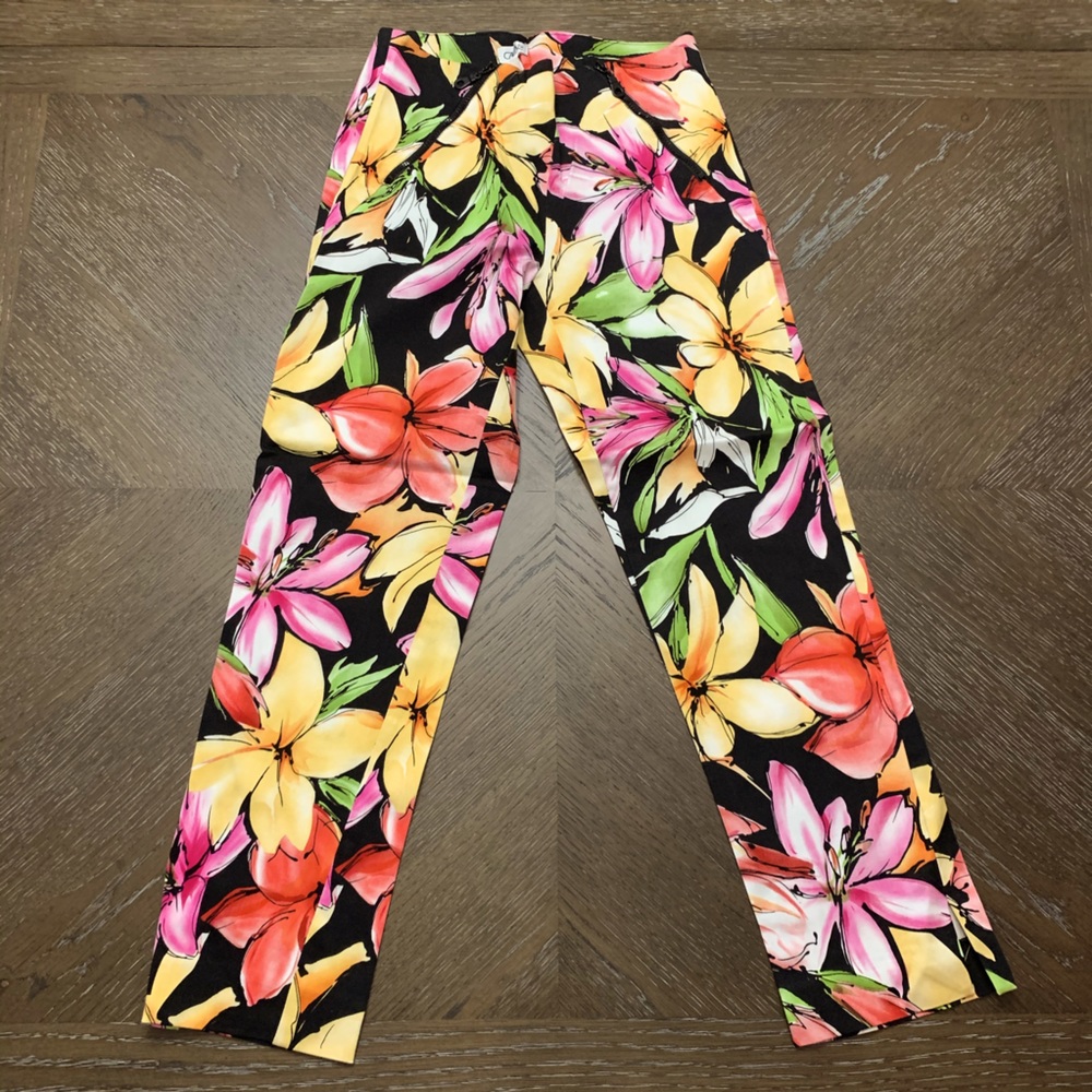 Vintage Cache floral print pants Size 2